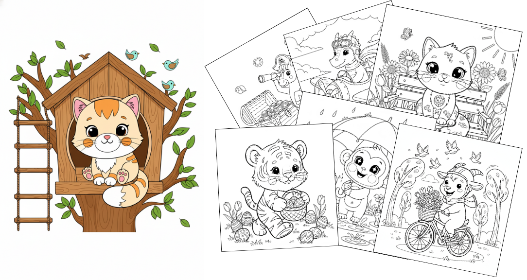 720 Cute Animal Coloring Pages Mega Pack Review: Launch Your KDP & Etsy Empire!